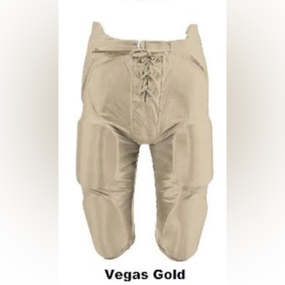 Kids Football Padded Pants in Vegas Gold